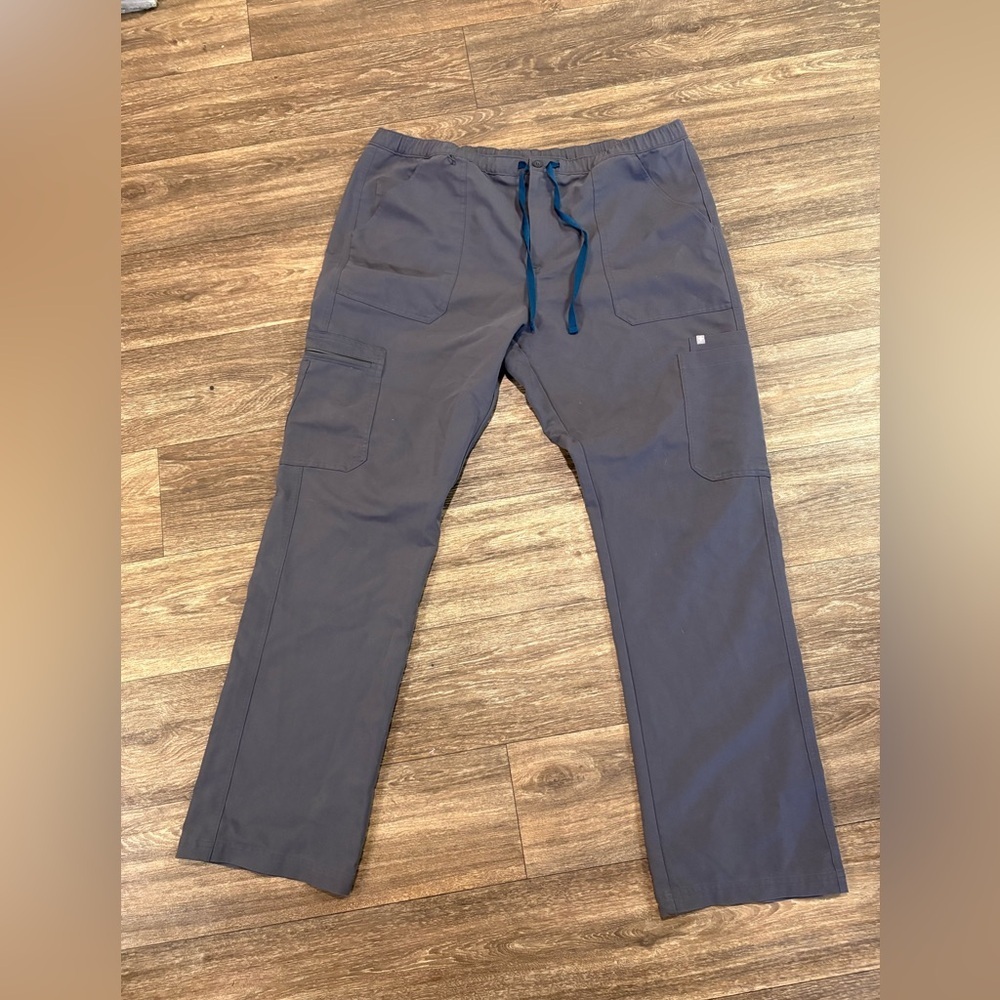 Figs Grey Gray Scrub Pants XXL